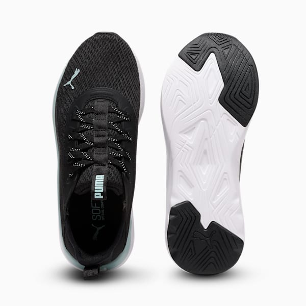 Tenis de running para mujer Sophia Vital SoftRide, PUMA Black-Modern Mint, extralarge